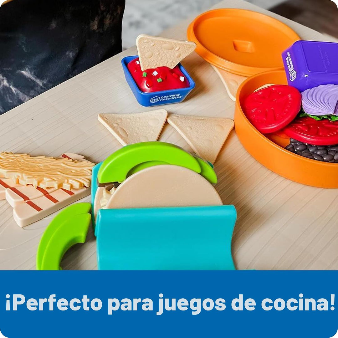 Learning Resources New Sprouts Taco Night - Comida de juguete de si...