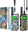 Inspireyes Walkie Talkies para niños recargables, juguetes para niñ...