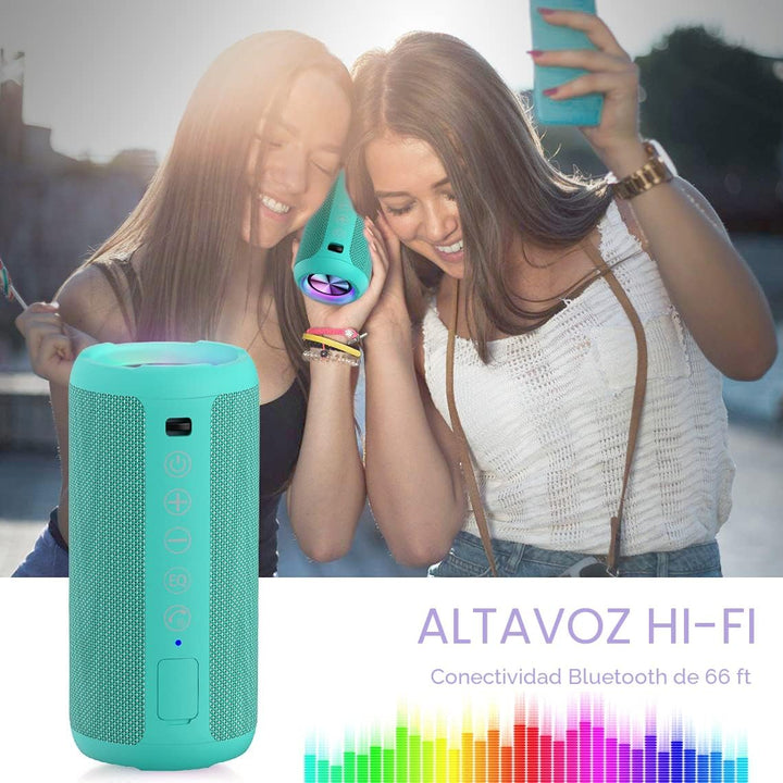Ortizan - Parlante Bluetooth 5.3, inalámbrico, impermeable IPX7, so...