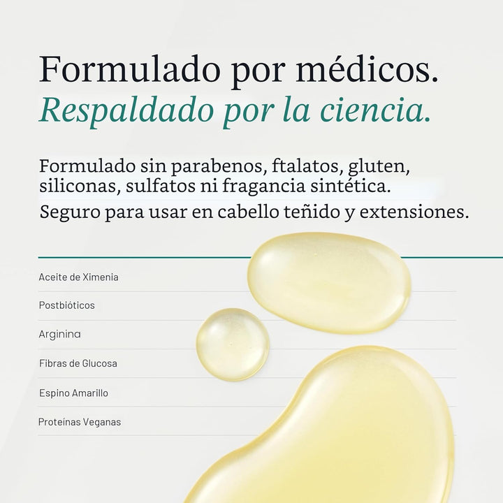 Acondicionador Nutrafol, formulado por médicos para cabello delgado...