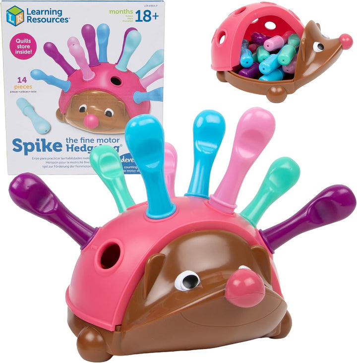 Recursos de aprendizaje Spike El erizo de motricidad fina Rosa