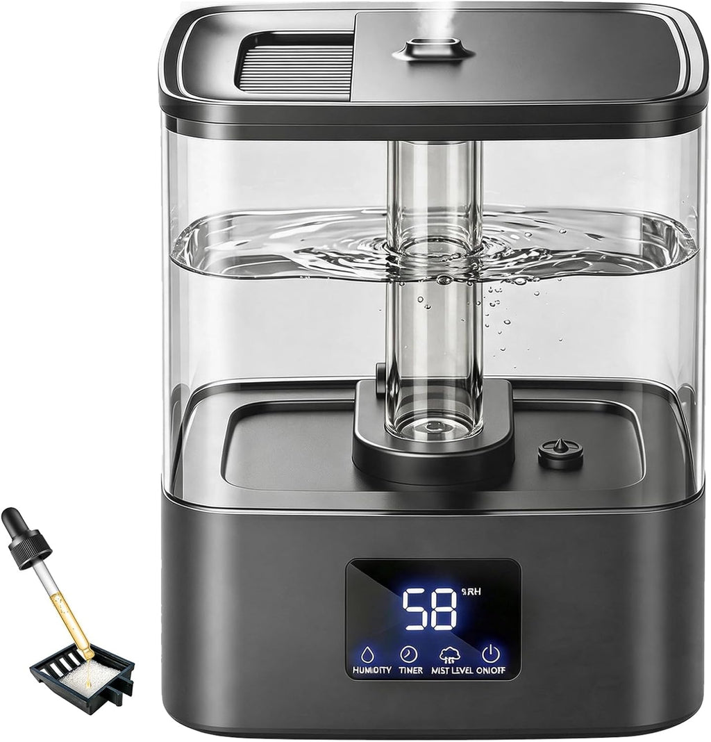 KZF Humidificadores para dormitorio, humidificador de niebla fría de 4L