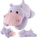 meowtastic Hippo Peluche Pesado, Almohada de Felpa para Niños