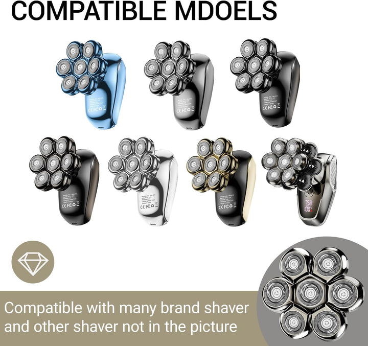 SHPAVVER - Cabezal flotante 7D compatible con cabezales de repuesto...