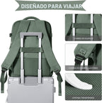 coowoz Mochila grande de viaje para mujeres y hombres, mochila de transporte, mochila de senderismo impermeable, mochila deportiva para exteriores, Verde oliva, 25 L, Mochilas de viaje