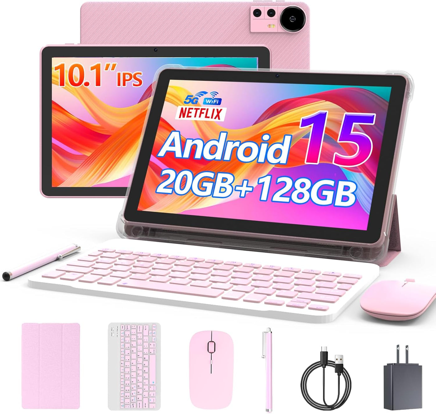 CUPEISI Tablet Android 15 de 10 pulgadas, 20 GB de RAM+128 GB de RO...