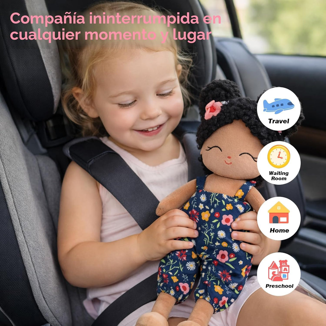 Jumbrace Muñeca de bebé suave de 16 pulgadas, muñeca de trapo para...
