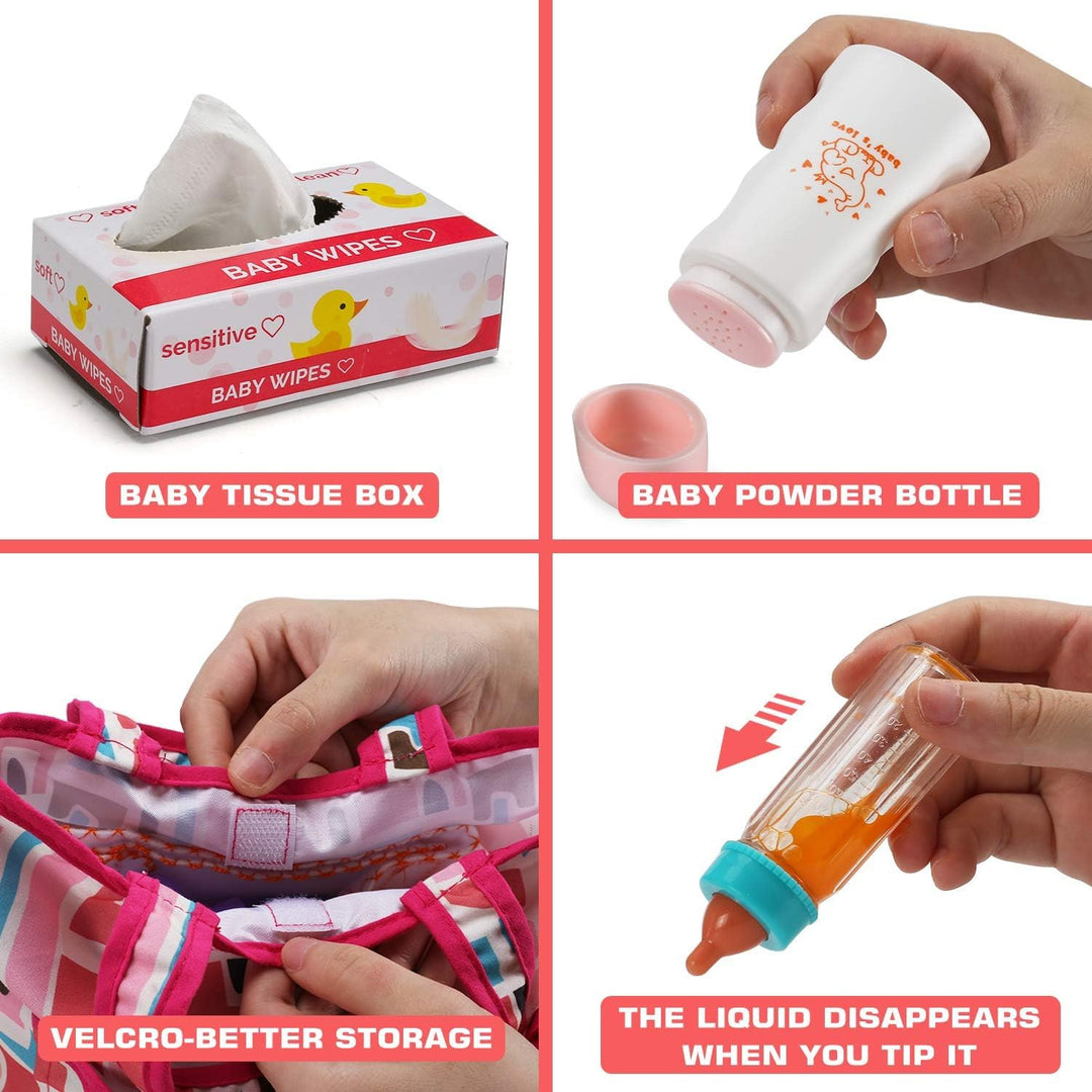 Paquete de 14 accesorios para muñecas de bebé juego de