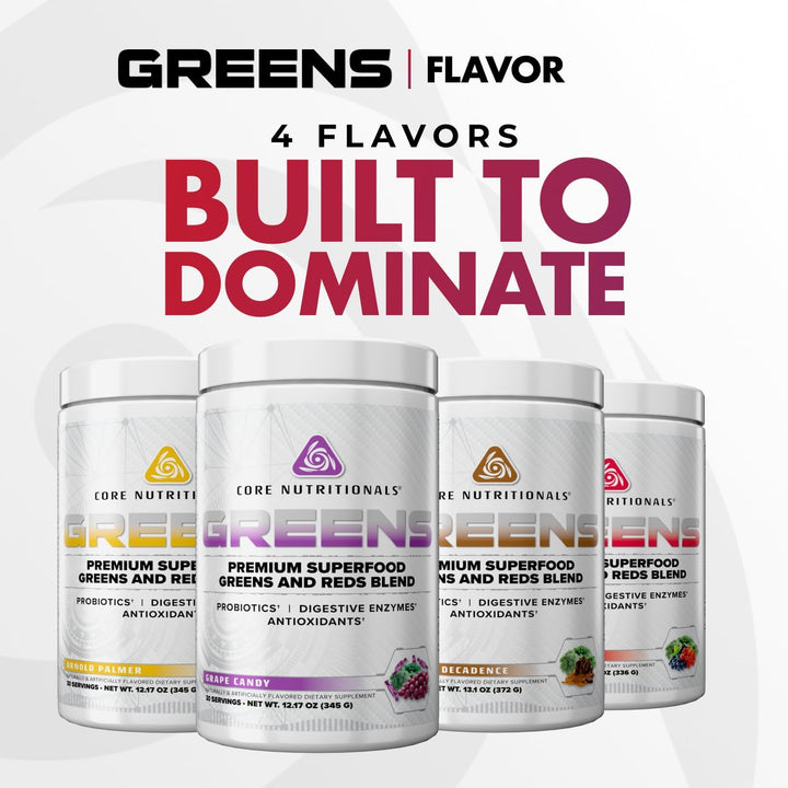 Core Nutritionals Verdes | Mezcla premium de superalimentos rojos y...