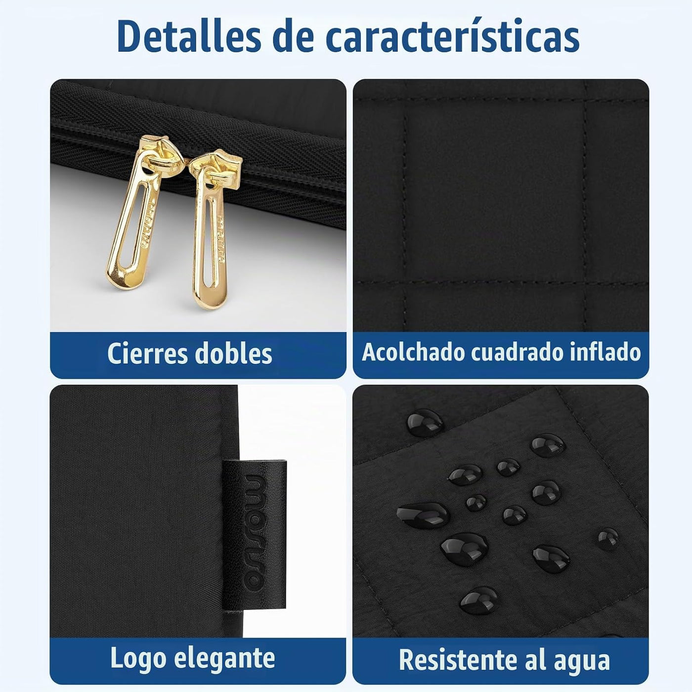 MOSISO - Funda para laptop de 16 pulgadas, 15-15.6 pulgadas, funda...