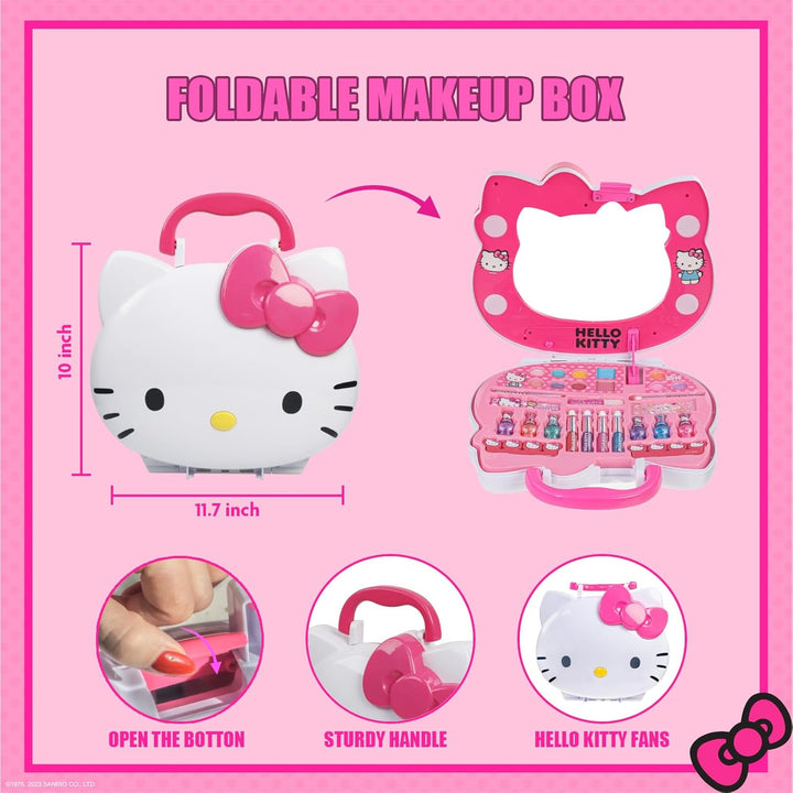 Set de Maquillaje Iluminado Hello Kitty para Niñas de Townley Girl,...