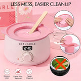 GIRLEARLE Kit de cera digital premium para mujeres con piel sensibl...