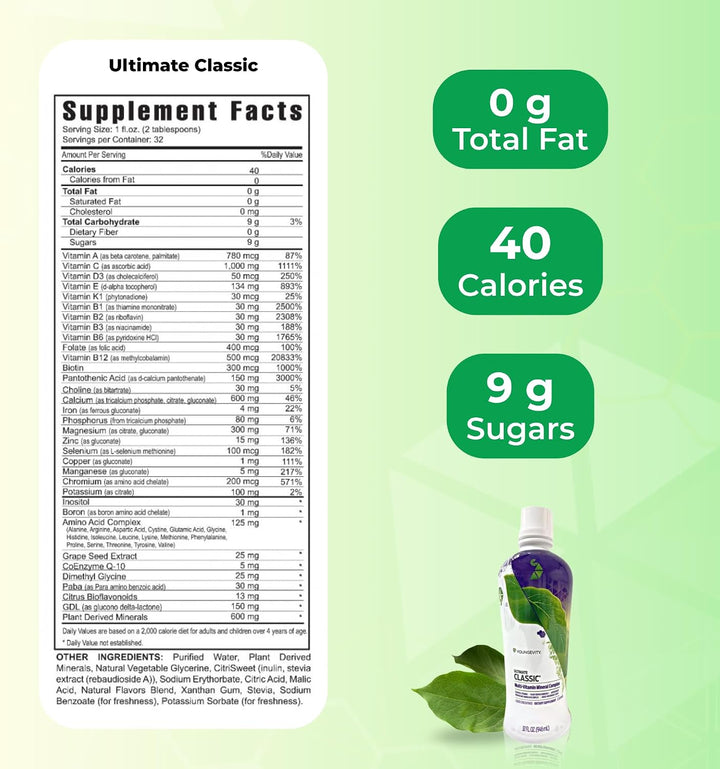 Youngevity Ultimate Classic - Complejo multivitamínico y mineral |...