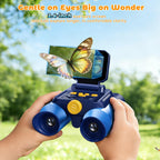 Binoculares para niños con visión nocturna - Telescopio de cámara digital