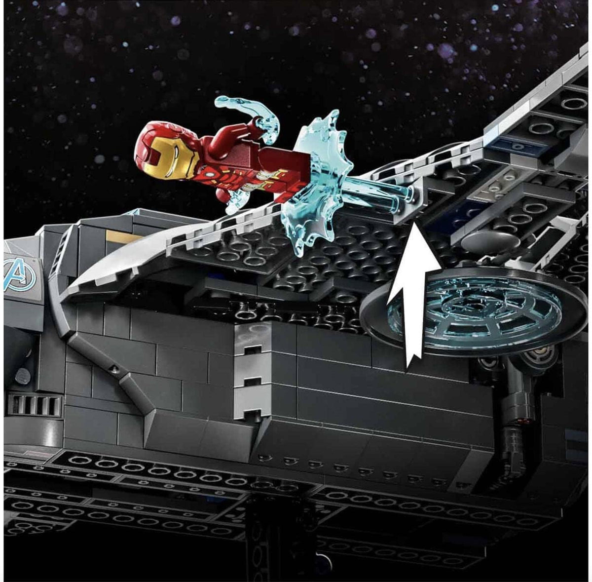 LEGO Super Heroes Marvel Avengers Quinjet 76248 Bloques de juguete, presente, cómics americanos, superhéroe, avión, Hikoki, película, niños, a partir de 9 años