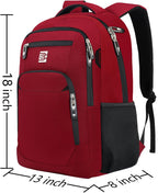 Mochila para computadora portátil, delgada, duradera e impermeable,...