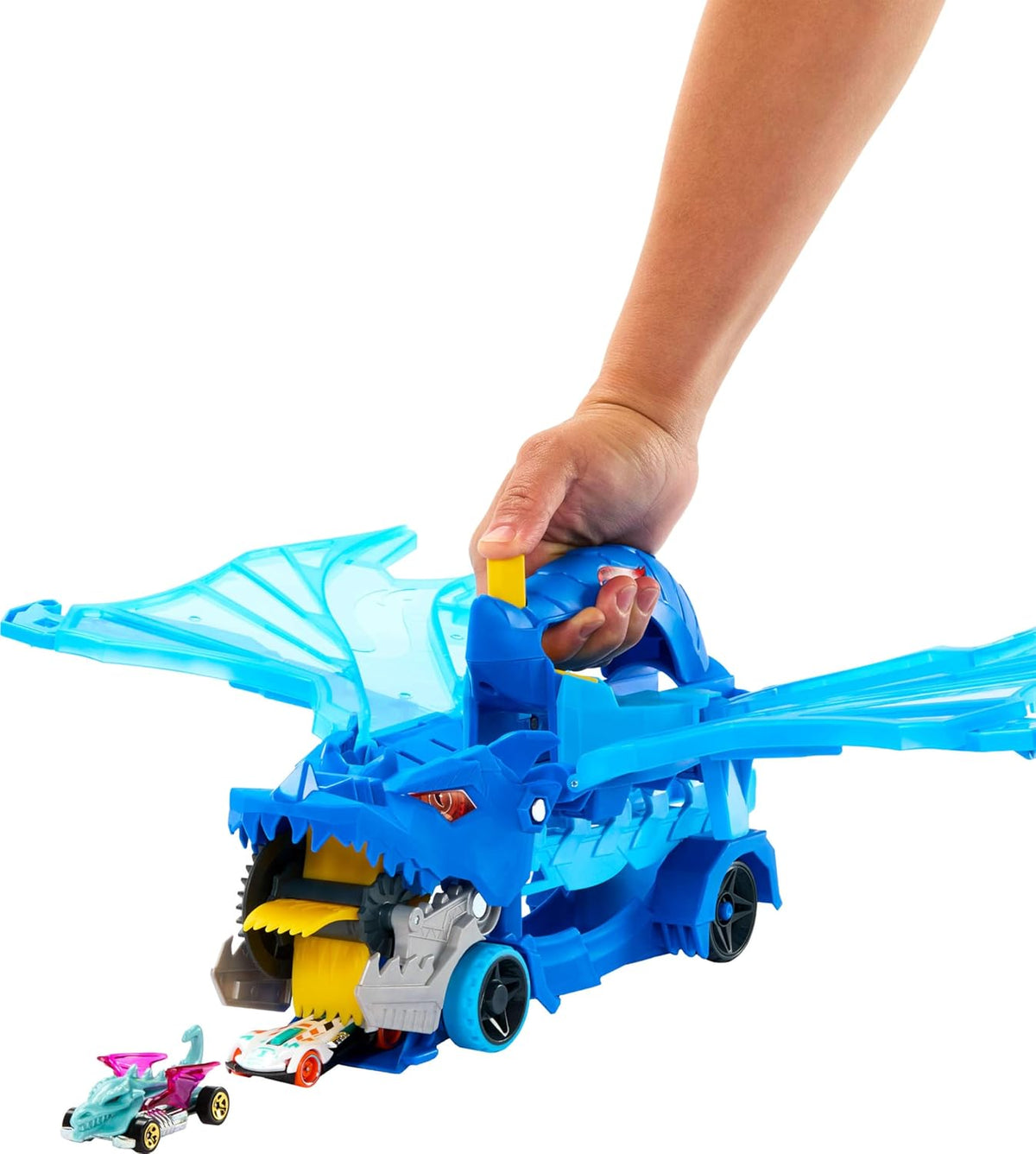 Hot Wheels City Toy Car Track Set Ultimate Dual Dragon