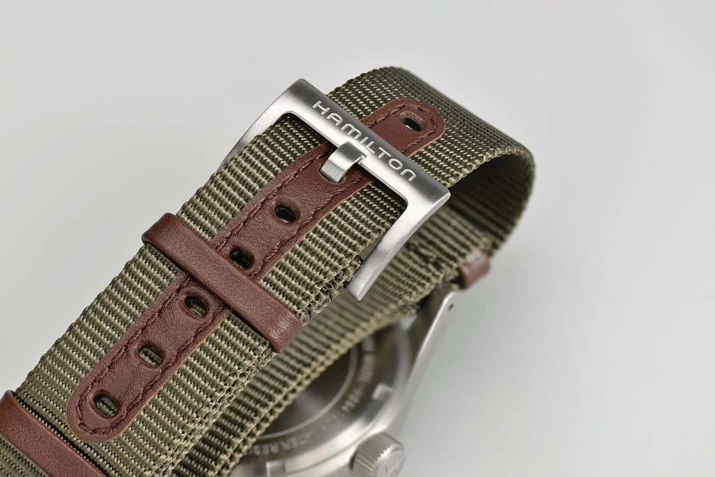 Hamilton Khaki Field Reloj mecánico para hombre, caja de acero inoxidable