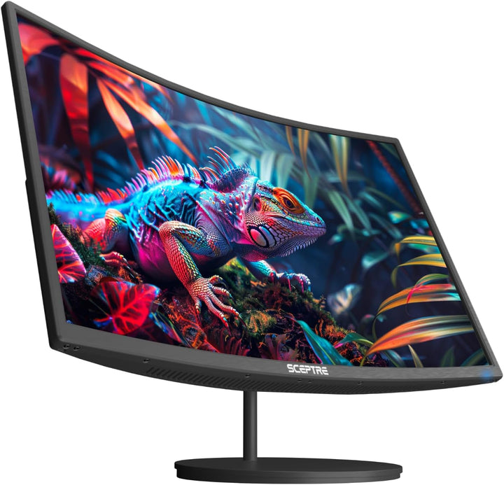 ¡Nuevo! Sceptre - Monitor curvo para videojuegos de 24 pulgadas, 10...