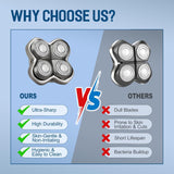 Paquete de 2 cuchillas de repuesto Pro 4 compatibles con Skull &amp...