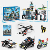 HOGOKIDS Juego de construcción de la estación de policía