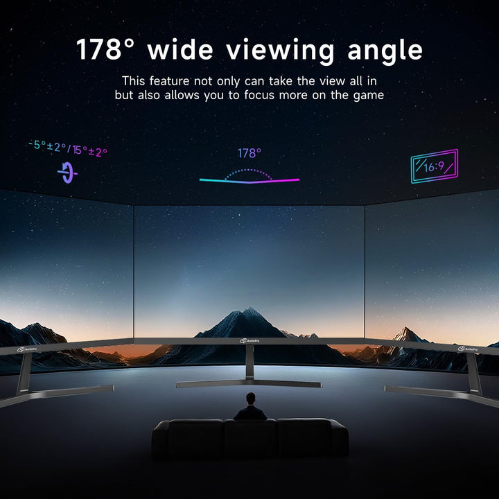 ArcticPro - Monitor de 27 pulgadas 120Hz, FHD 1080p, monitor de com...