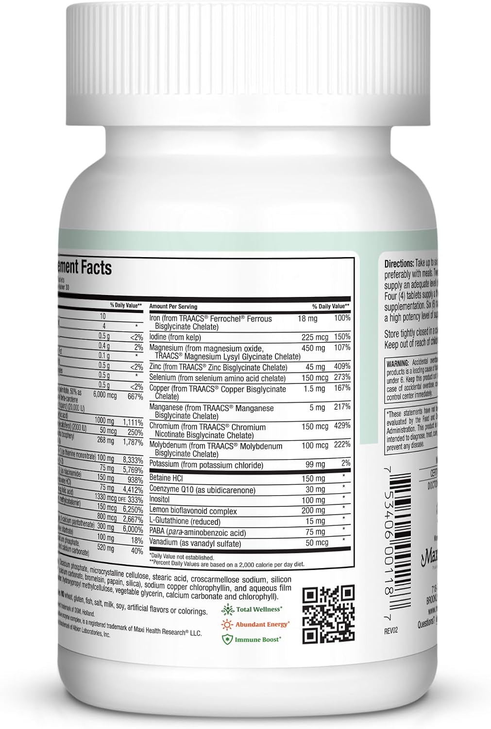 Multivitamínico para hombres y mujeres \u2013 Supreme High Potency...