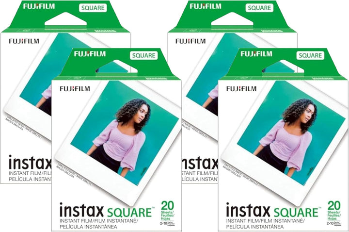 Fujifilm Instax Square Twin Pack Película - 20 Exposiciones (Paquet...