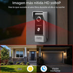 Sistema de intercomunicación de timbre de video con cable 1080P con