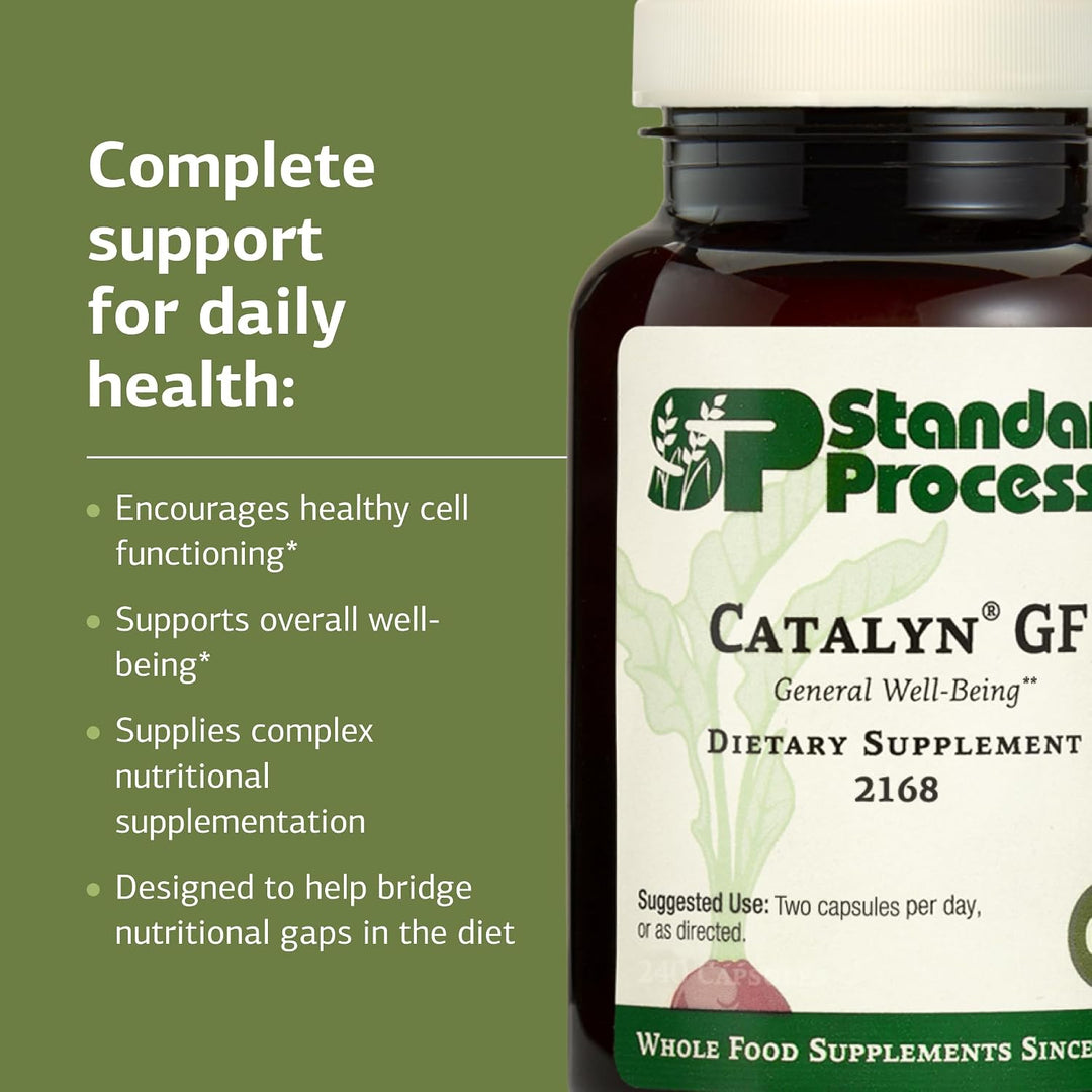 Standard Process Catalyn Sin gluten, 240 cápsulas, 120 porciones