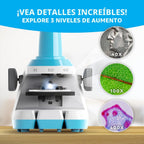 National Geographic Microscope para Kids con hasta 400x Magnification