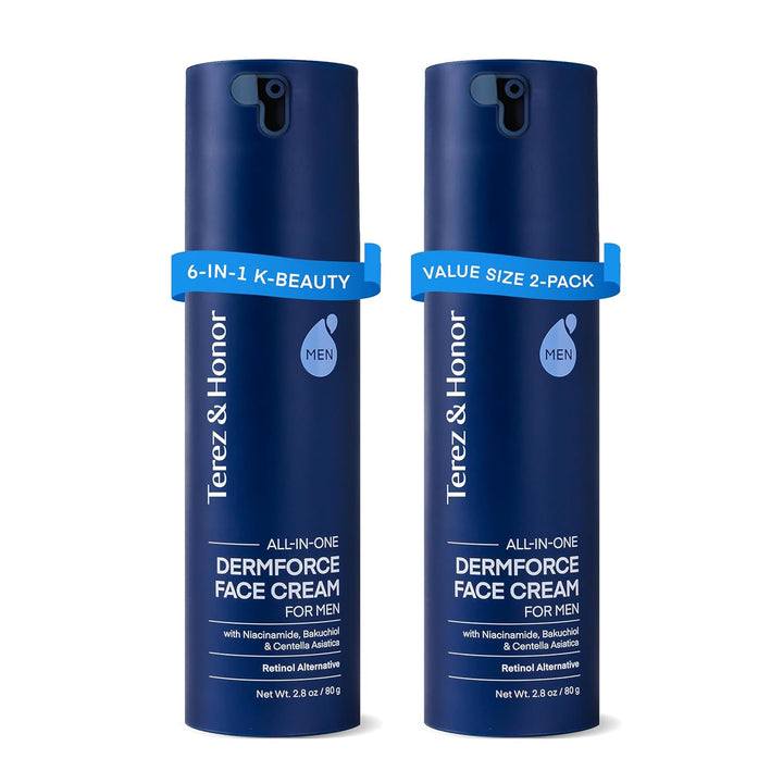 TEREZ &amp; HONOR Crema facial 6 en 1 para hombres: crema hidratant...