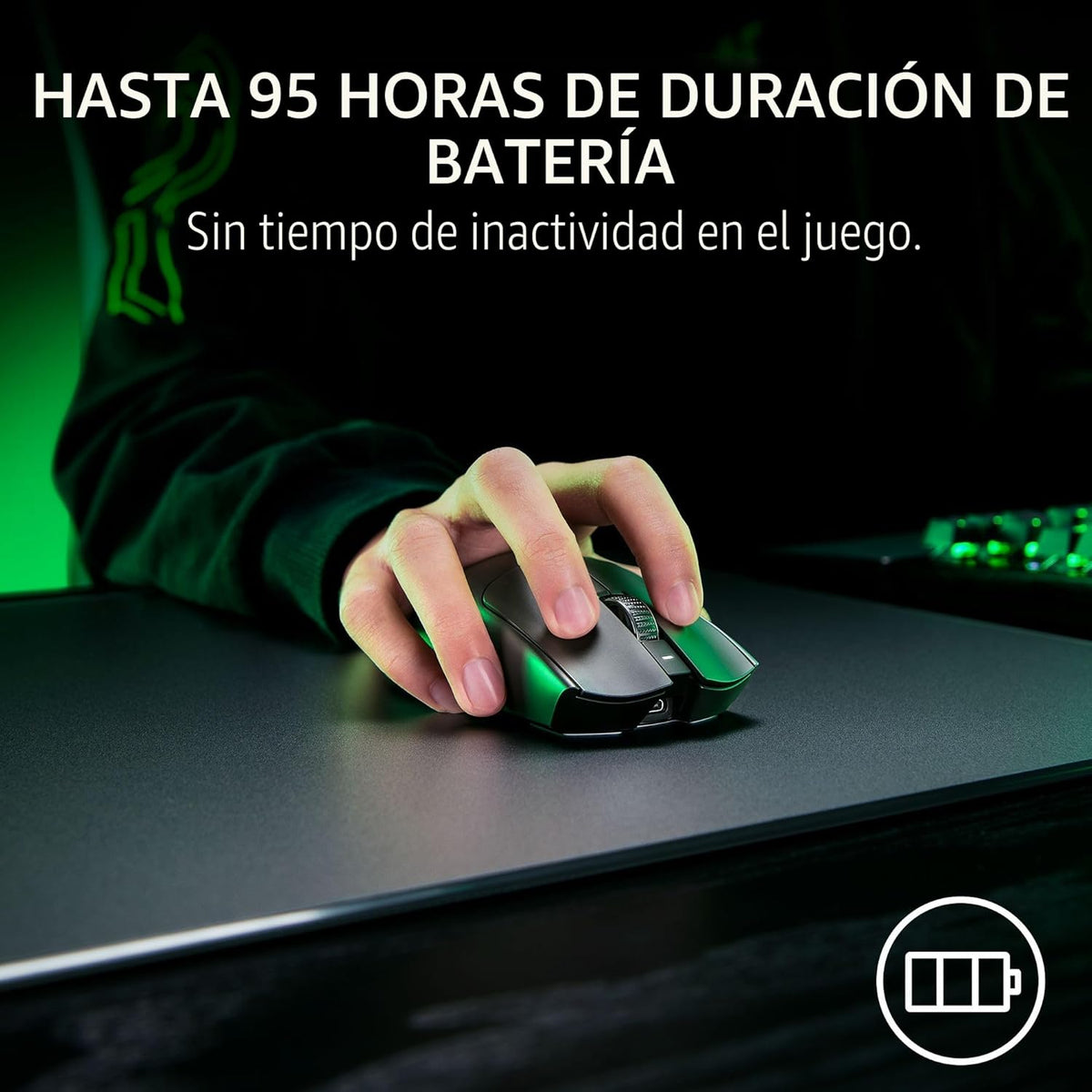 Razer Viper V3 Pro - Ratón inalámbrico para juegos esports: simétri...