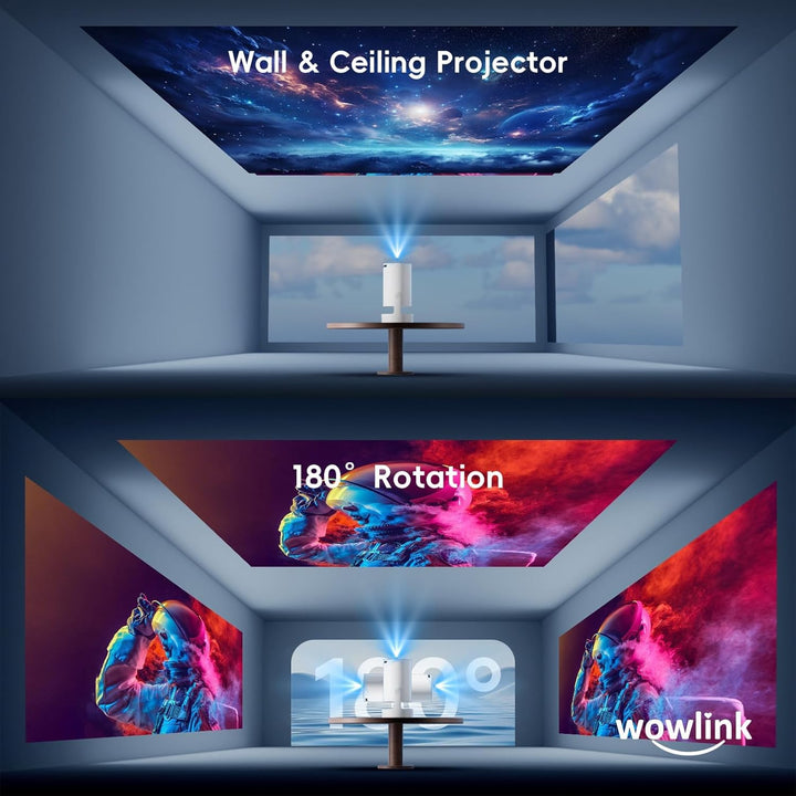 [Aplicaciones integradas y actualizadas en 2026] Mini proyector con...