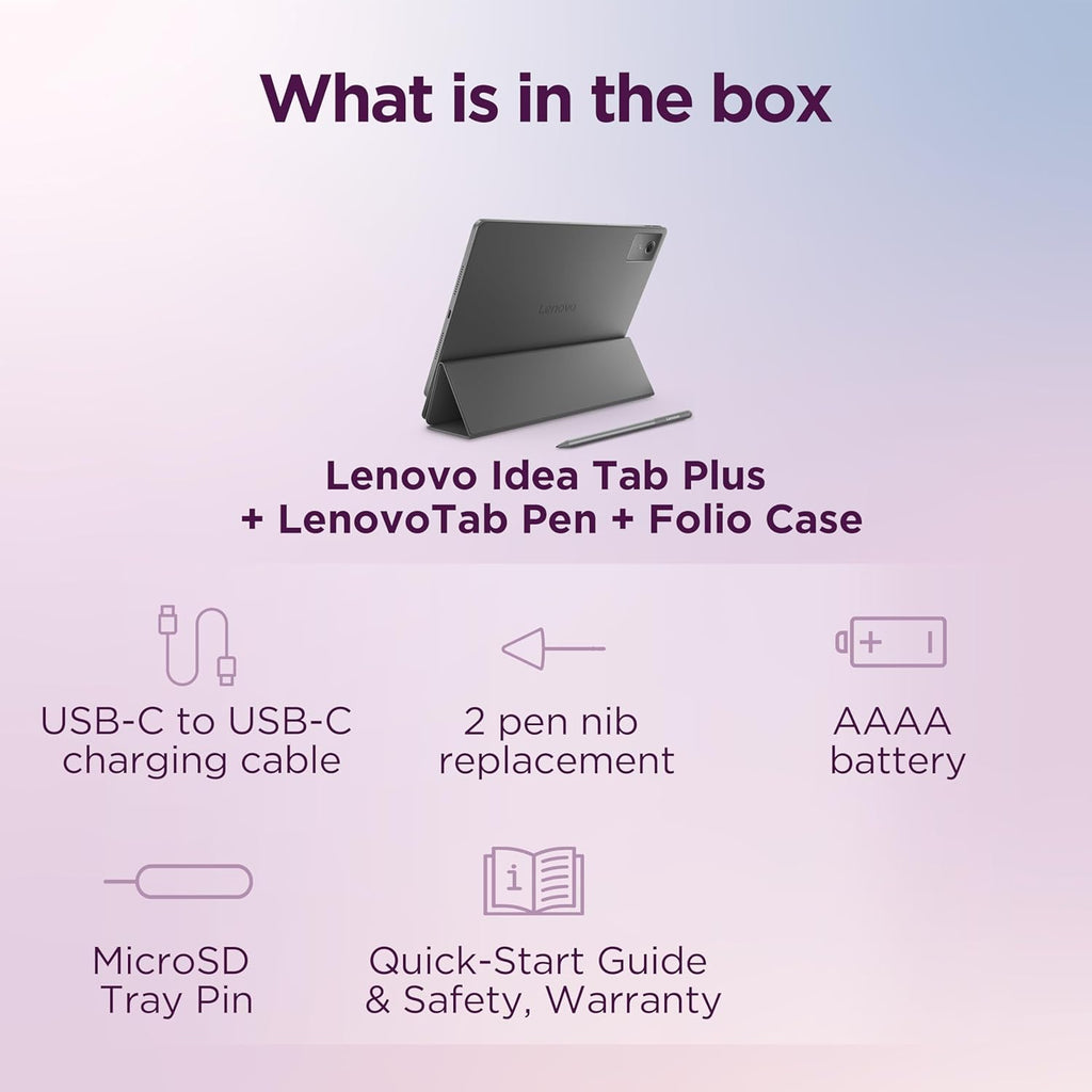 Lenovo Idea Tab Plus - Tablet ligera - Pantalla táctil IPS