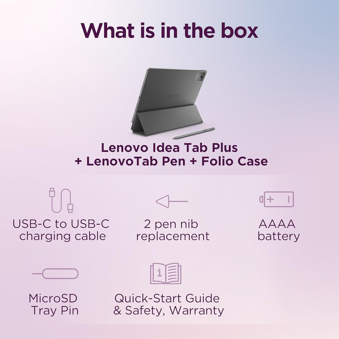 Lenovo Idea Tab Plus - Tablet ligera - Pantalla táctil IPS