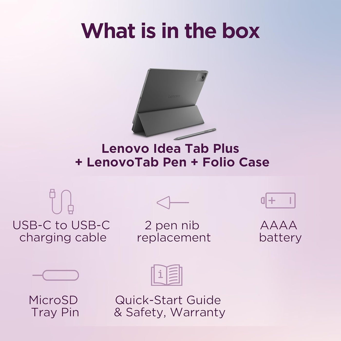 Lenovo Idea Tab Plus - Tablet ligera - Pantalla táctil IPS