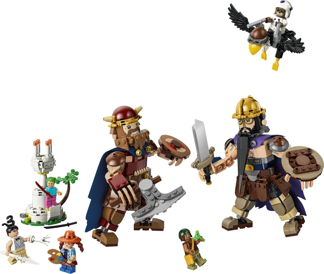 LEGO ONE PIECE Dorry vs. Brogy - Giants of Little Garden - Juguete...