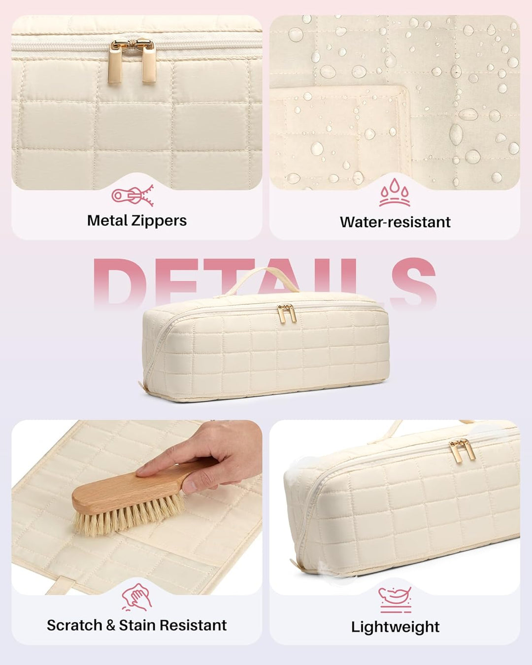 Noldena Hot Tools - Estuche de viaje con bolsa resistente al calor,...