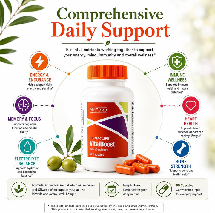Extracto de hoja de olivo VitalBoost \u2013 Apoya el crecimiento ce...