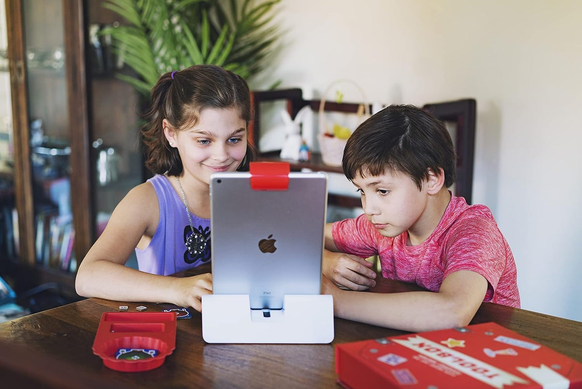 Osmo - Math Wizard and The Amazing Airships Games iPad & Fire Tablet-edades 6-8/Grados 1-2-Bases de multiplicación-Curriculum-Inspired-STEM Base de juguete requerida