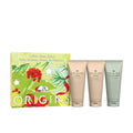 Origins Set de regalo para el cuidado corporal de espuma, enjuague, relaja