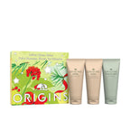 Origins Set de regalo para el cuidado corporal de espuma, enjuague, relaja