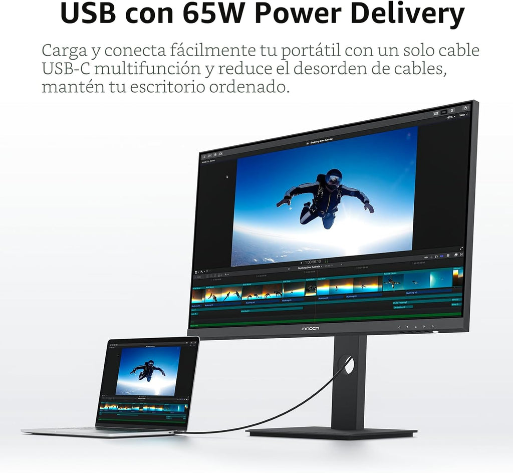 INNOCN Monitor USB-C 4K de 27 pulgadas para laptop MacBook\/Mac min...