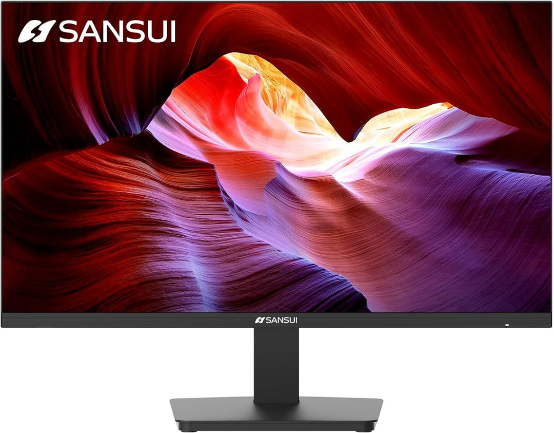 SANSUI Monitor de 24 Pulgadas 100Hz para PC, Puertos HDMI VGA Monta...