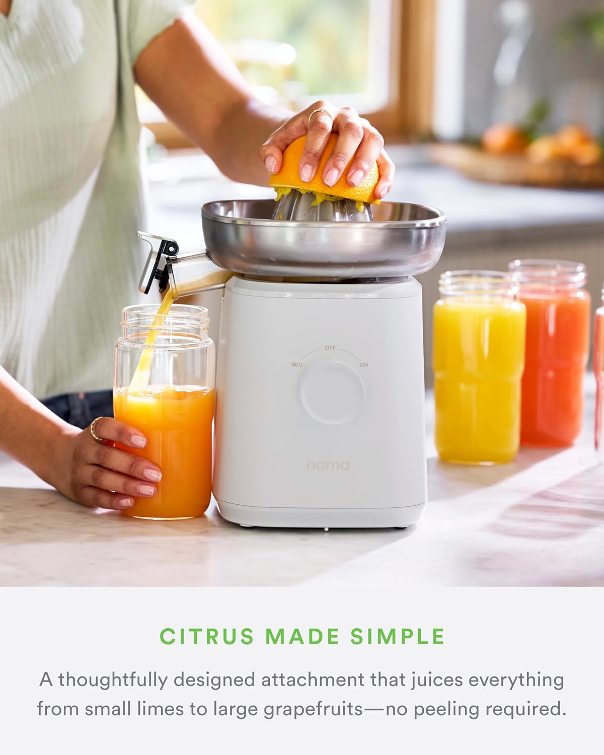 Nama Accesorio de cítricos para el exprimidor J2 - Jugo fresco exprimido