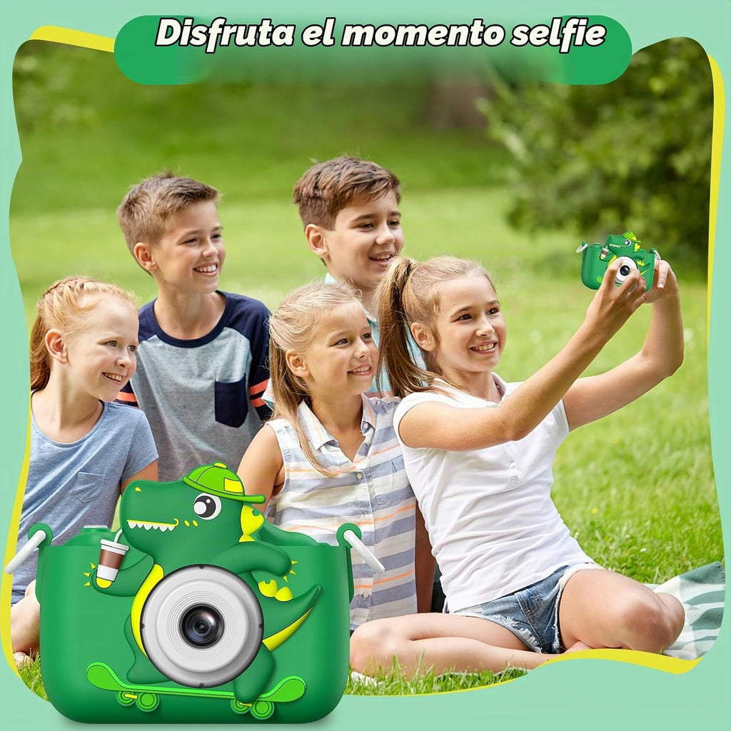 Juguetes de cámara para niños de 3 a 8 años de edad, videocámara digital para niños con cubierta suave de dibujos animados, el mejor regalo de festival de cumpleaños de Navidad para niños