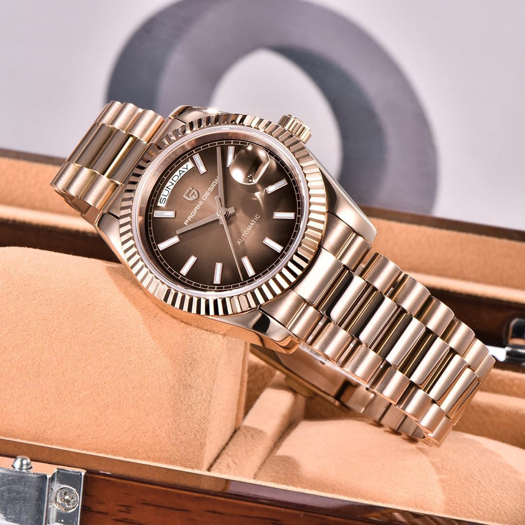 LACZ DENTON Pagani Design DD40 PD1783 Relojes automáticos de lujo para hombre, reloj de pulsera mecánico AR cristal de zafiro para hombre, 10Bar, movimiento NH36A