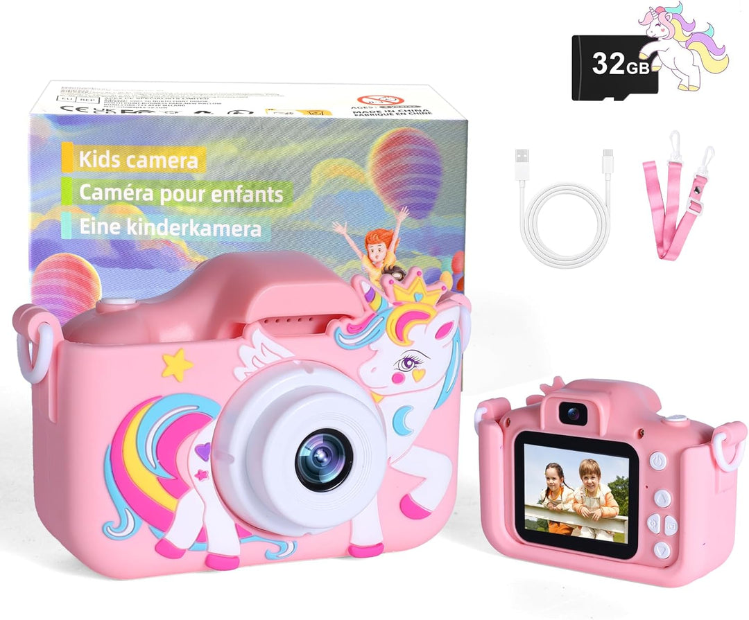 Juguetes de cámara para niños y niñas de 3 a 12 años, cámara para n...
