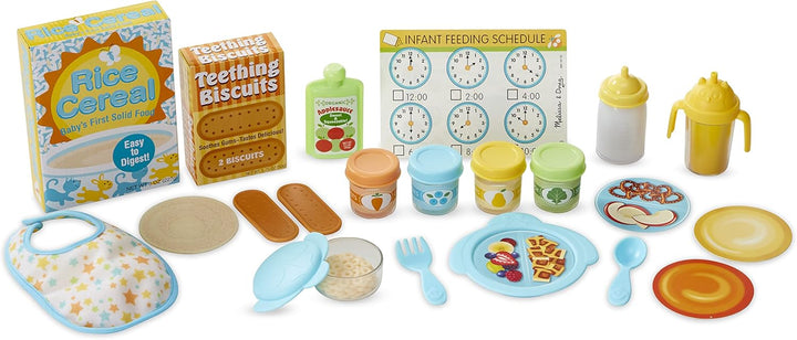 Melissa &amp; Doug Mine to Love - Juego de comida para muñecas con...